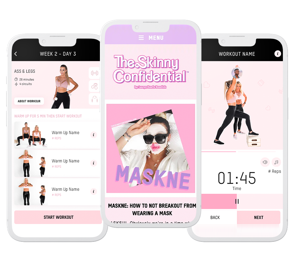 app mockup x3 fitness