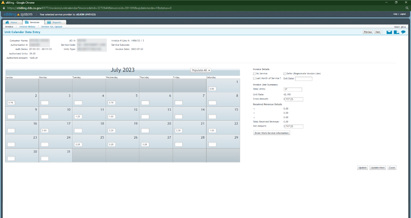 Recurtion E Billing Process